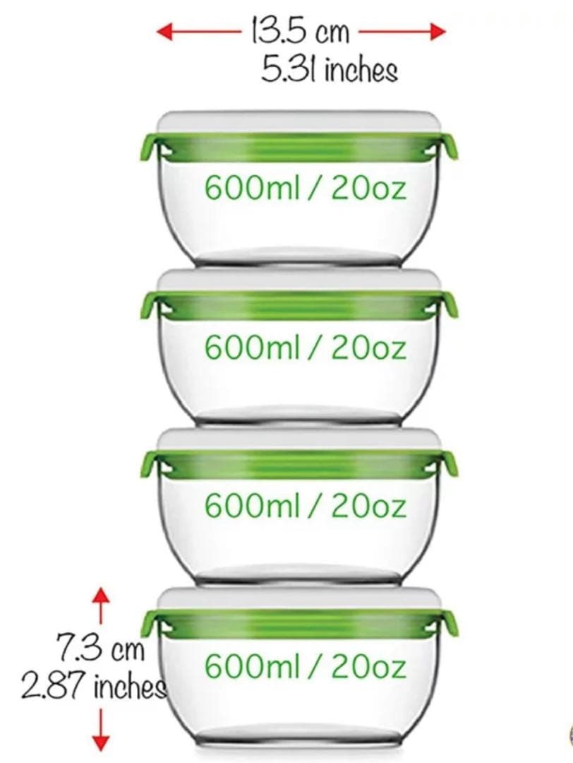 【未開封】真空保存容器 850ml 4個セット