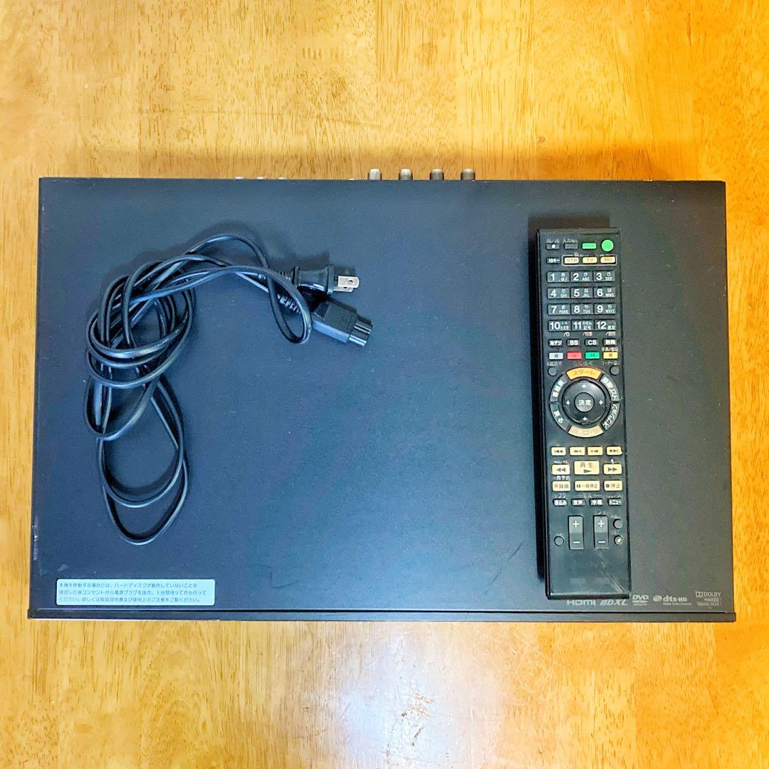 リモコン無し　SONY ソニーブルーレイレコーダー HDD 1TB 2チューナー