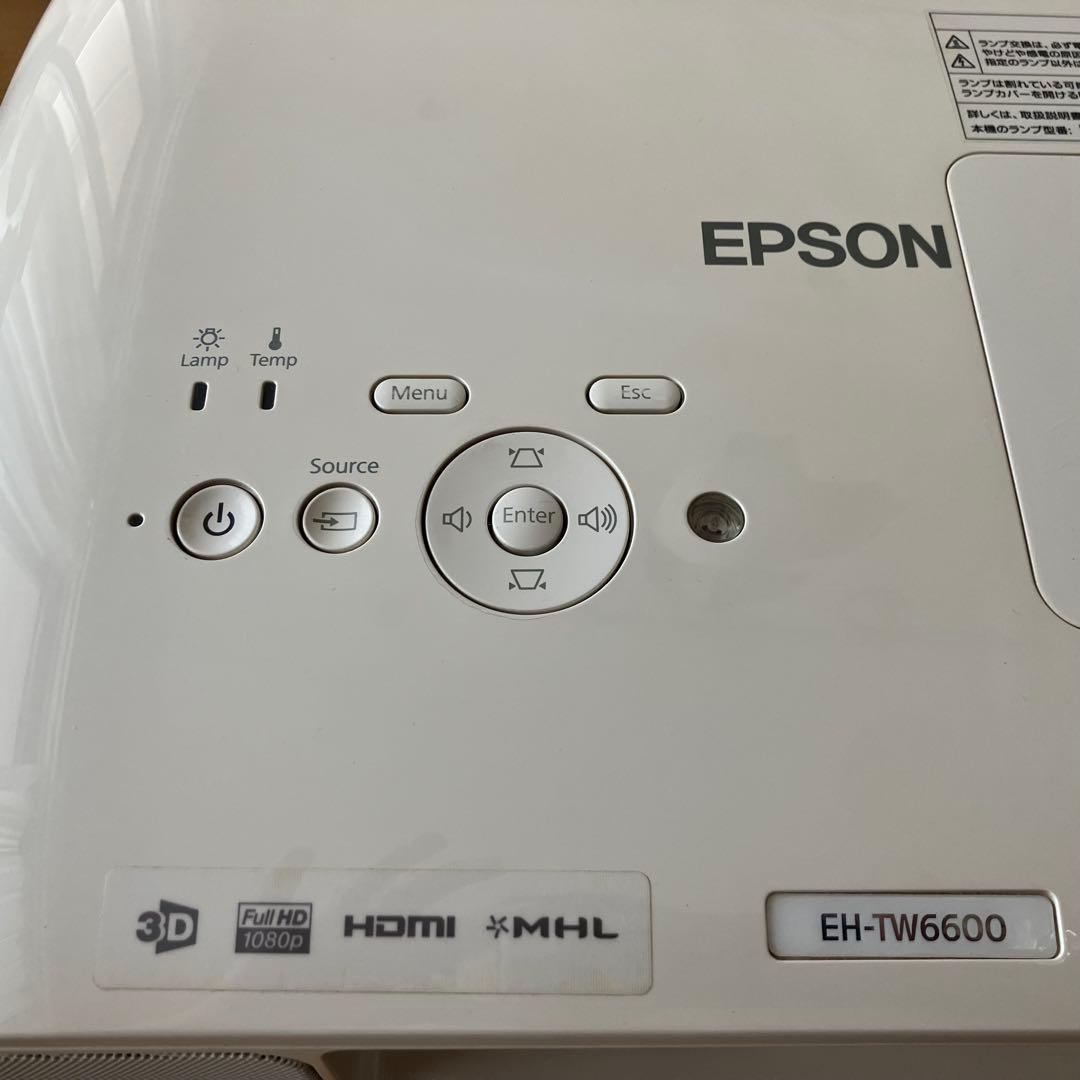 EPSON Full HD&3D プロジェクタ EH-TW6600