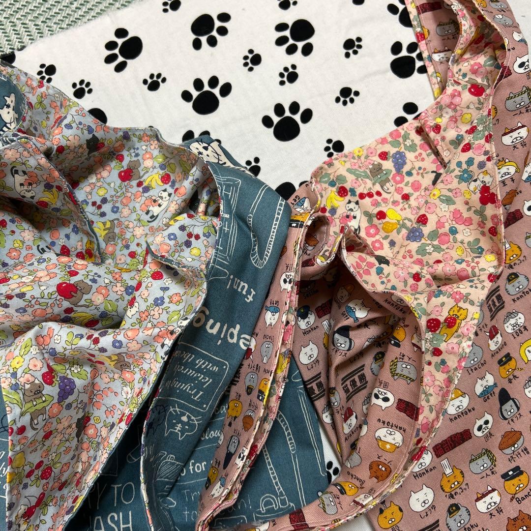 ハンドメイド デカネコキーホルダーチャームセット