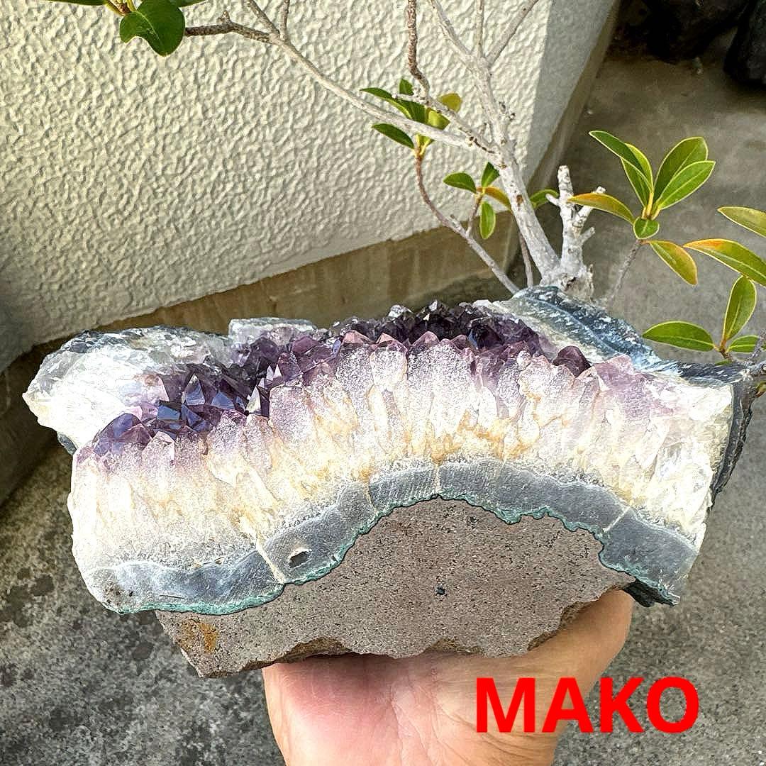 M1850☆アメジストクラスター3.2Kg☆天然石　原石☆N50910-A