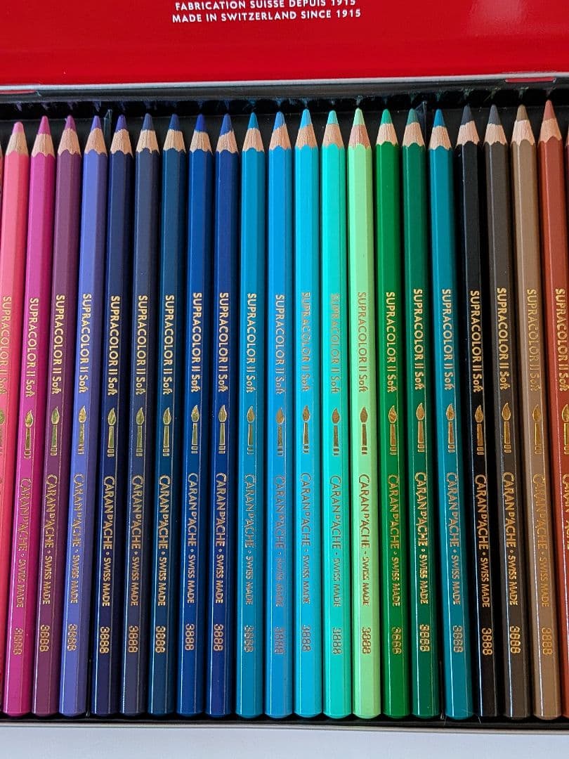 カランダッシュ スプラカラー ソフト 水彩色鉛筆 40色セット