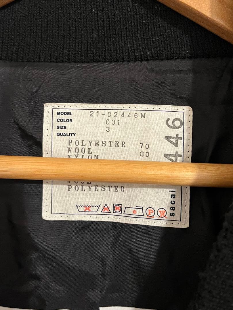 Sacai Hank Willias Thomas ブルゾン ma1