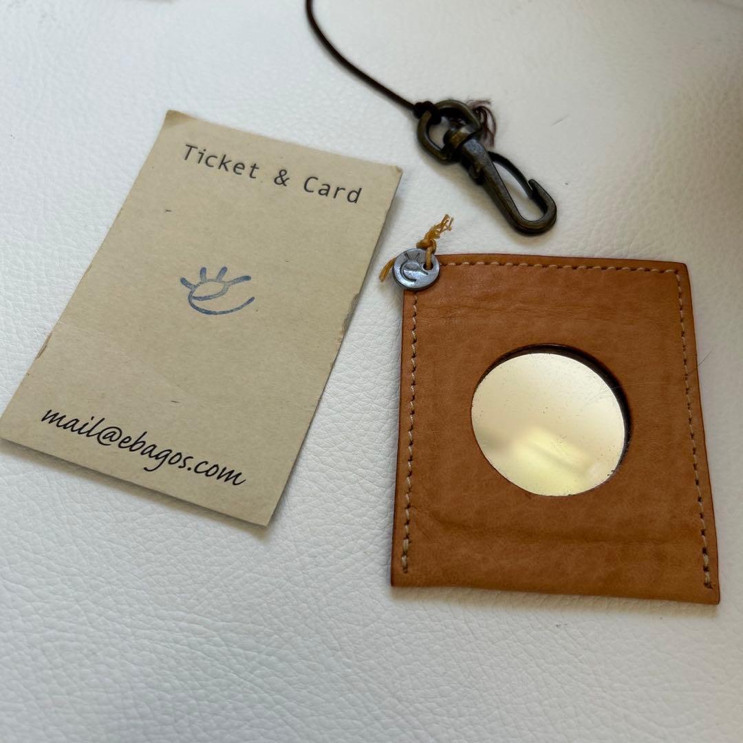 エバゴス 夜na夜na ファー リネン レザー カゴバッグ