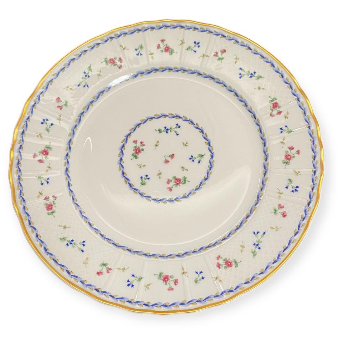 ベルナルド リモージュ アルトワシリーズ　ブルー 廃盤品　プレート4点 26cm