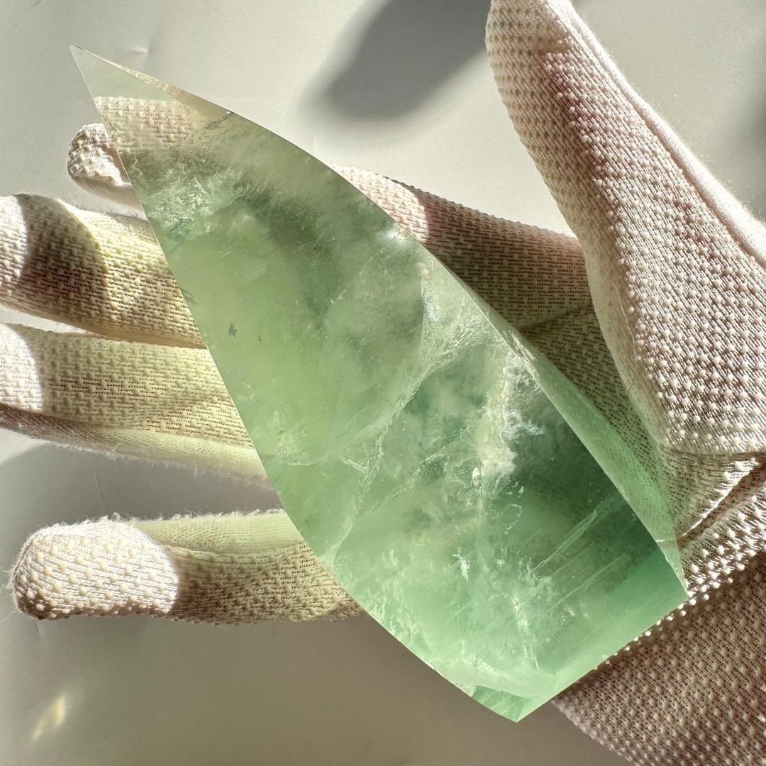 超透明 蛍石 天然石 フローライト フレイム