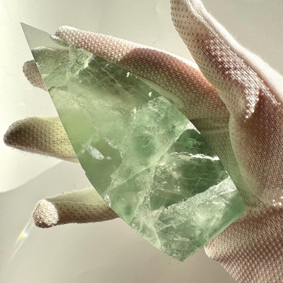 超透明 蛍石 天然石 フローライト フレイム