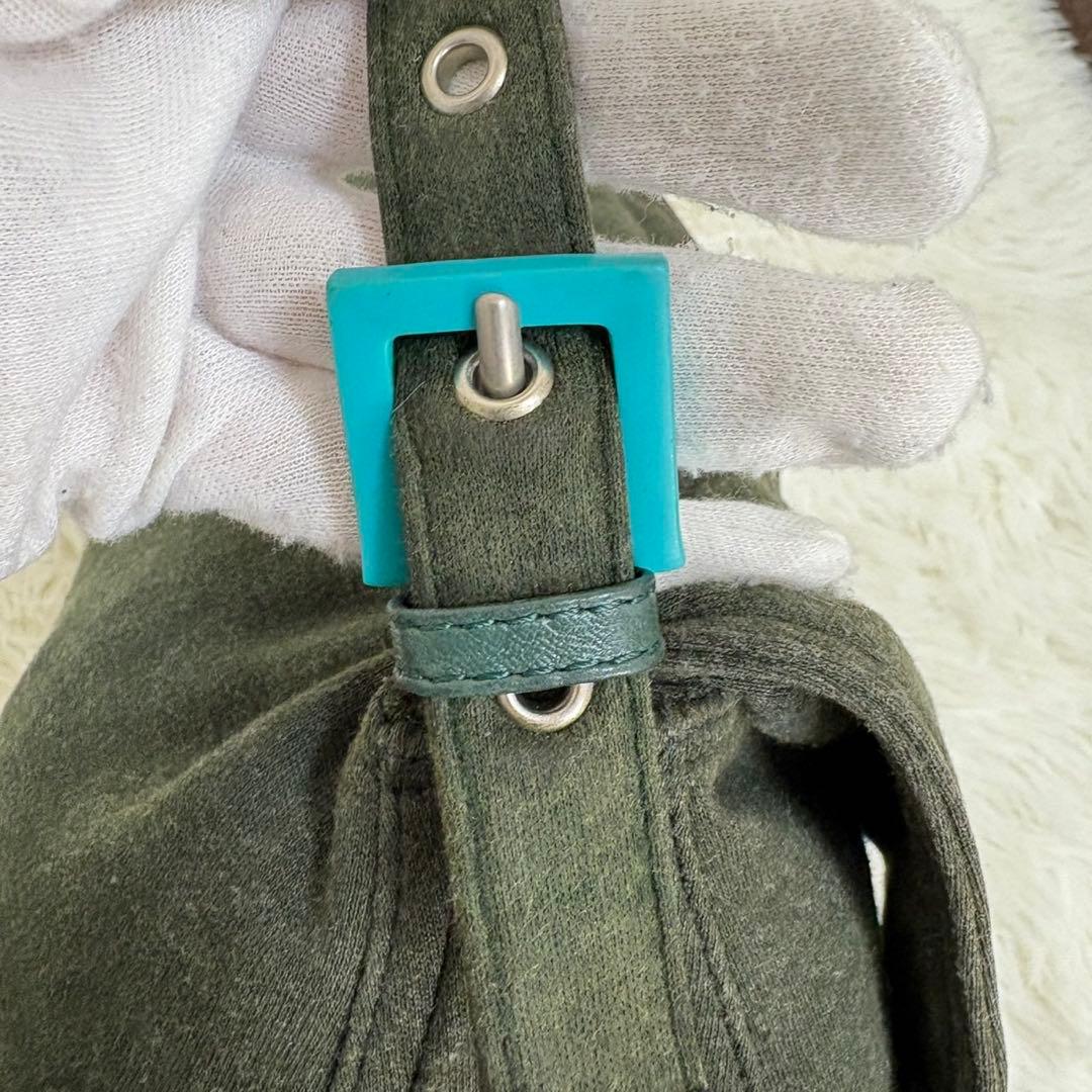 美品✨ FENDI フェンディ ニット マンマバケット　ワンショルダーバッグ