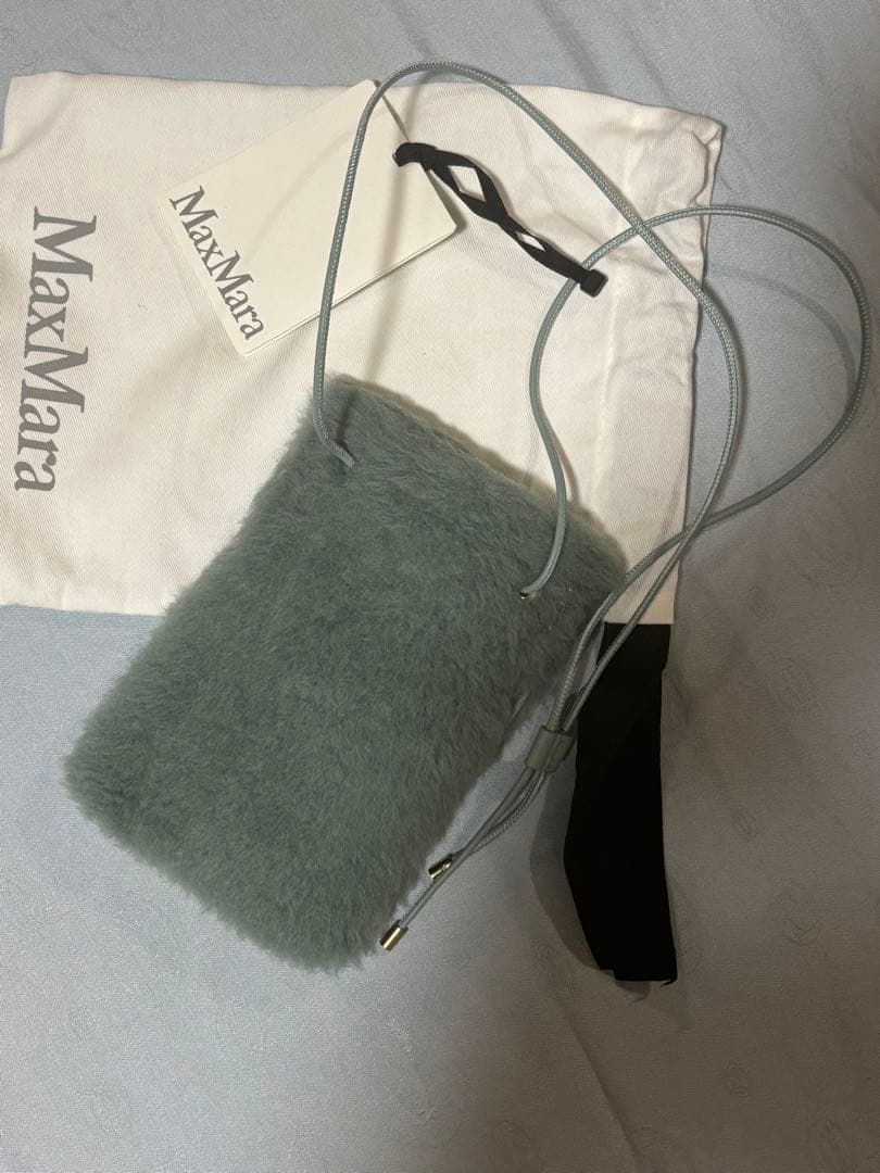 MaxMara テディショルダーバッグ ミントグリーン