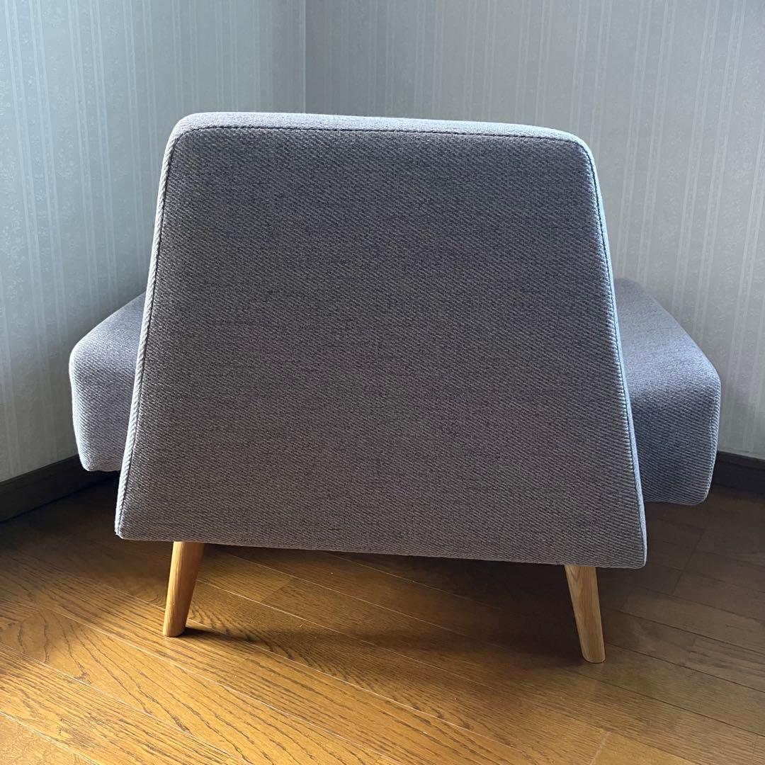 Idee ao sofa 1シーター　自作カバー付　1人がけソファ　無印良品
