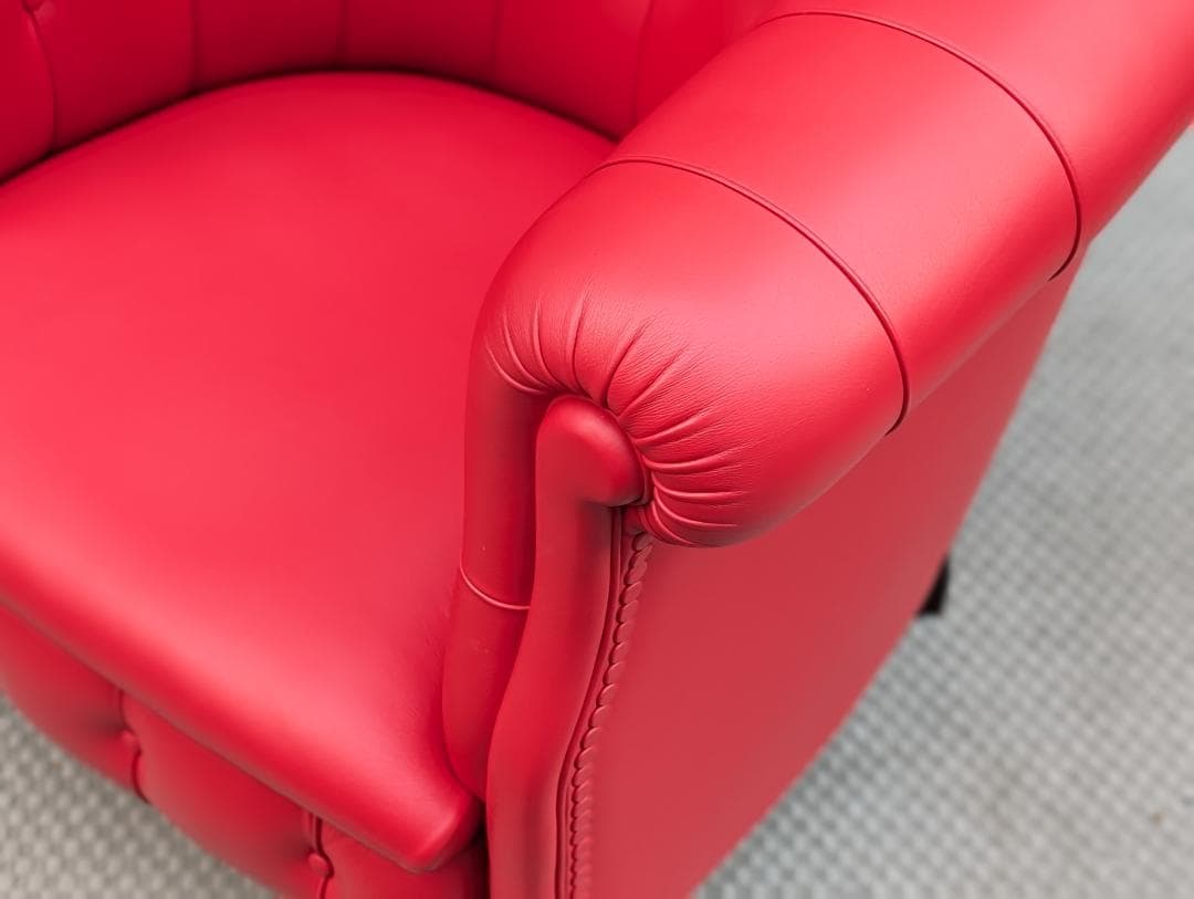 現行モデル☆ポルトローナフラウ／Fumoir／フーモア／1Pソファ／本革