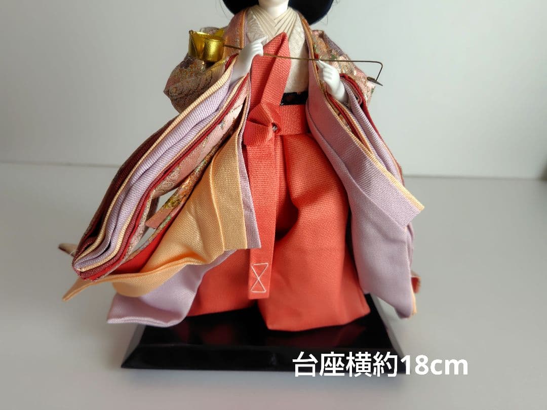 雛人形『三人官女』日本人形　美品　高さ約26cm