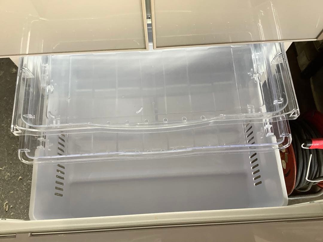 5ドア冷蔵庫 日立 R-S4000GL(XN) 401L 16年製 真空チルド