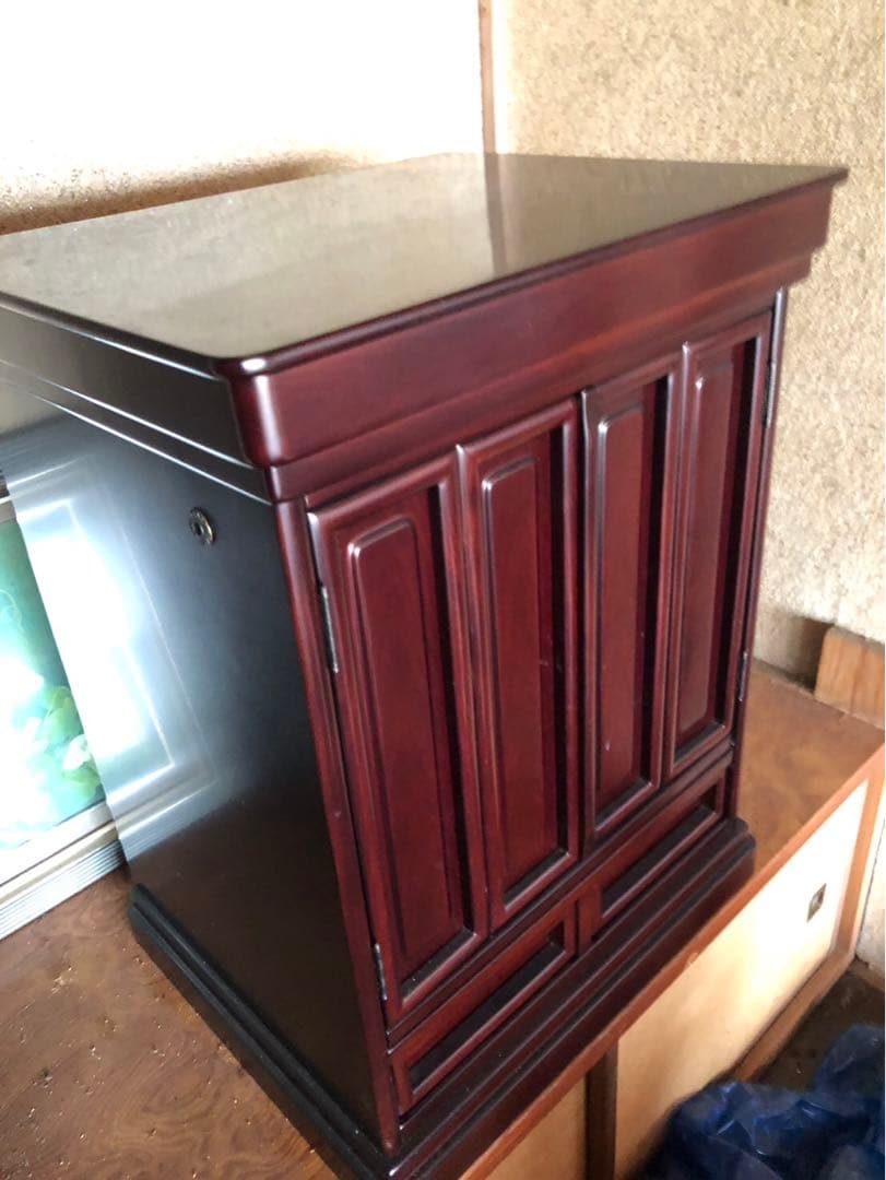 ミニ仏壇　黒檀