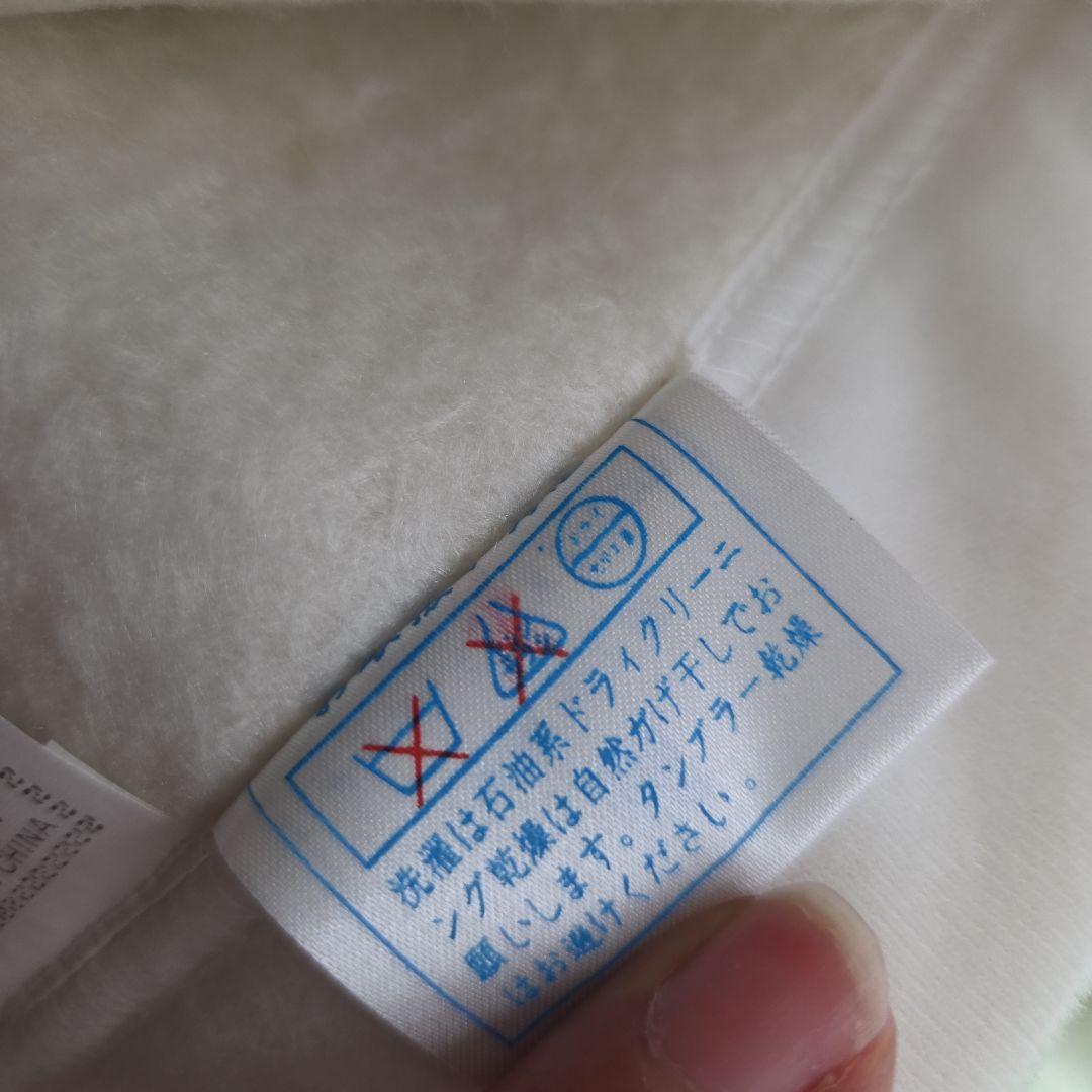 SILK100 シングル　毛布　無地　ホワイト　シルク100%　絹　アイボリー