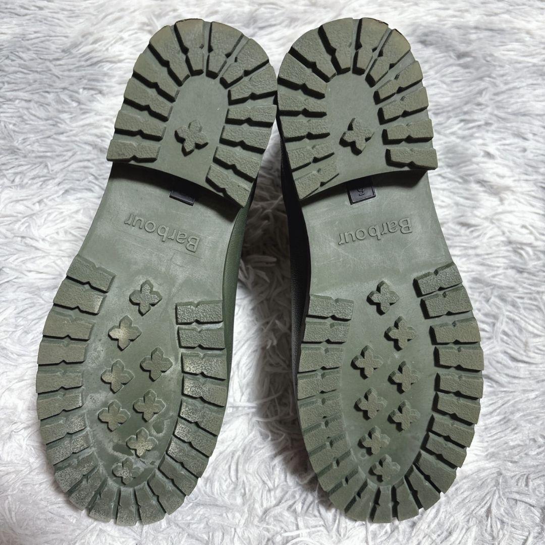 Barbour バブアー サイドゴア レインブーツ 雨靴 チェック レディース