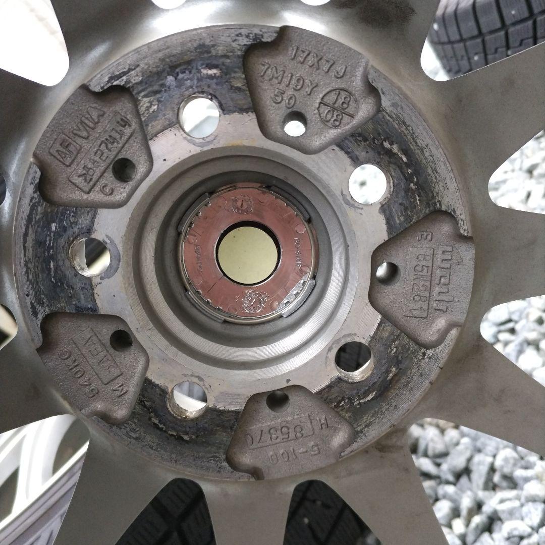 2本セット　215/45R17 スタッドレスタイヤ　ホイールセット➀