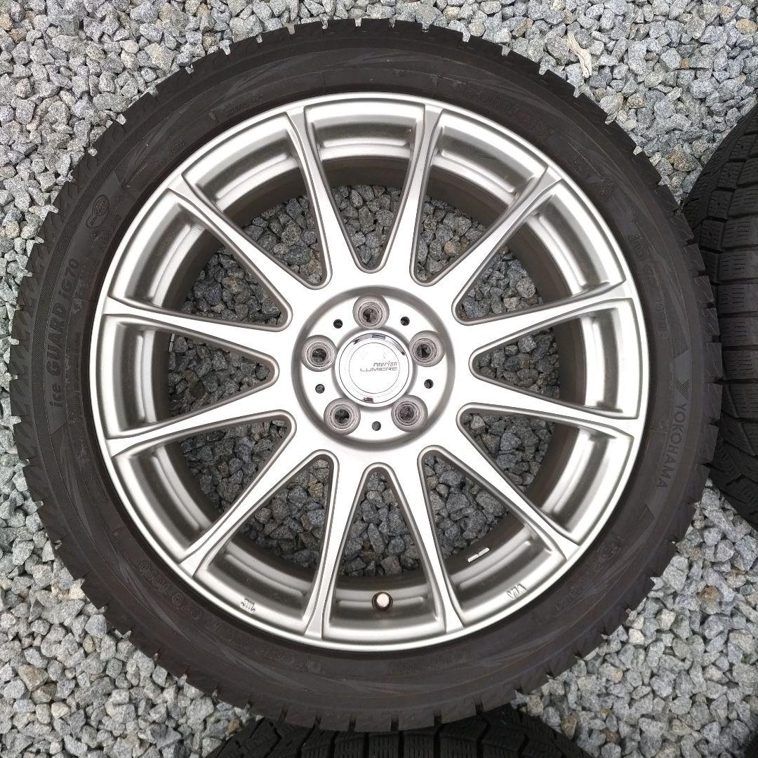 2本セット　215/45R17 スタッドレスタイヤ　ホイールセット➀