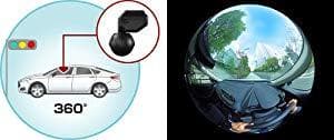 ユピテル 720度 (360度+360度)全天球ドライブレコーダー