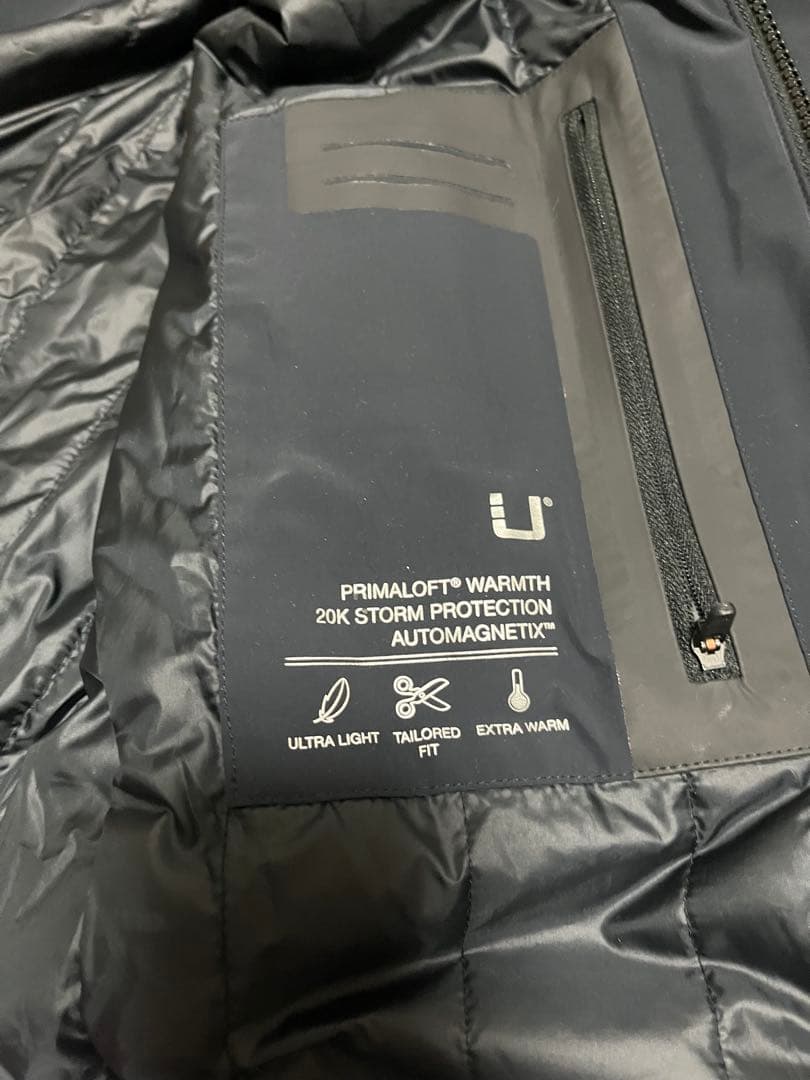 美品 UBR UBER パーカー Lサイズ ネイビー