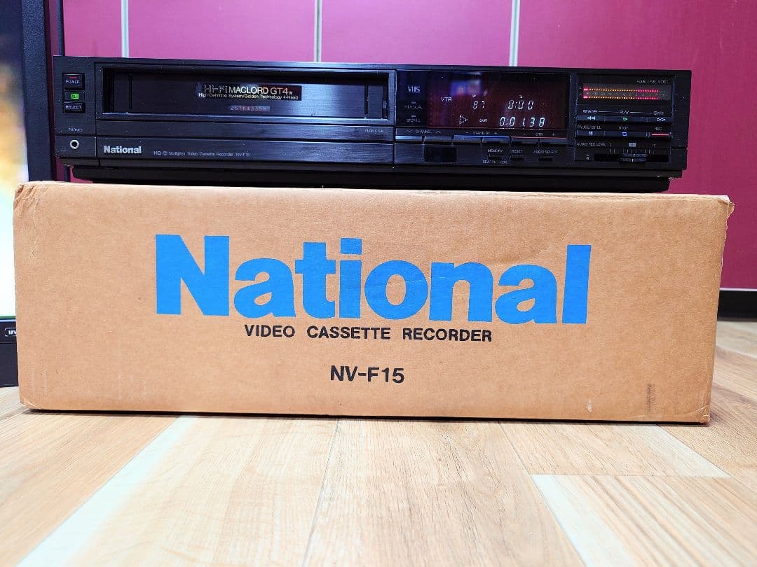 ★【未使用に近い】★ NATIONAL NV-F15/VHS/再生確認済み】