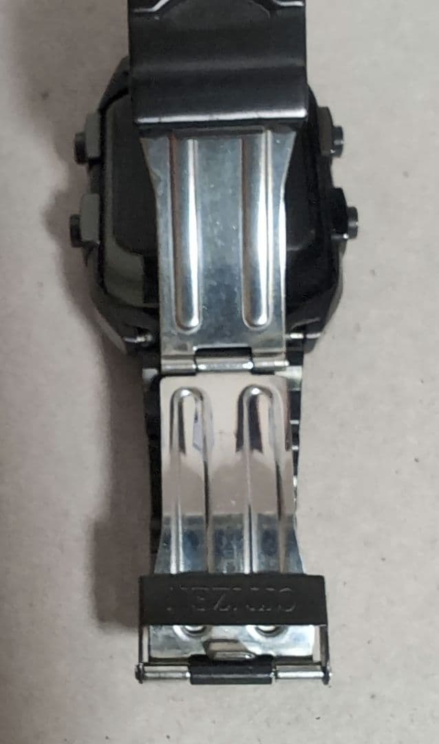 CITIZEN ANA-DIGI TEMP ブラック（電池切れ）