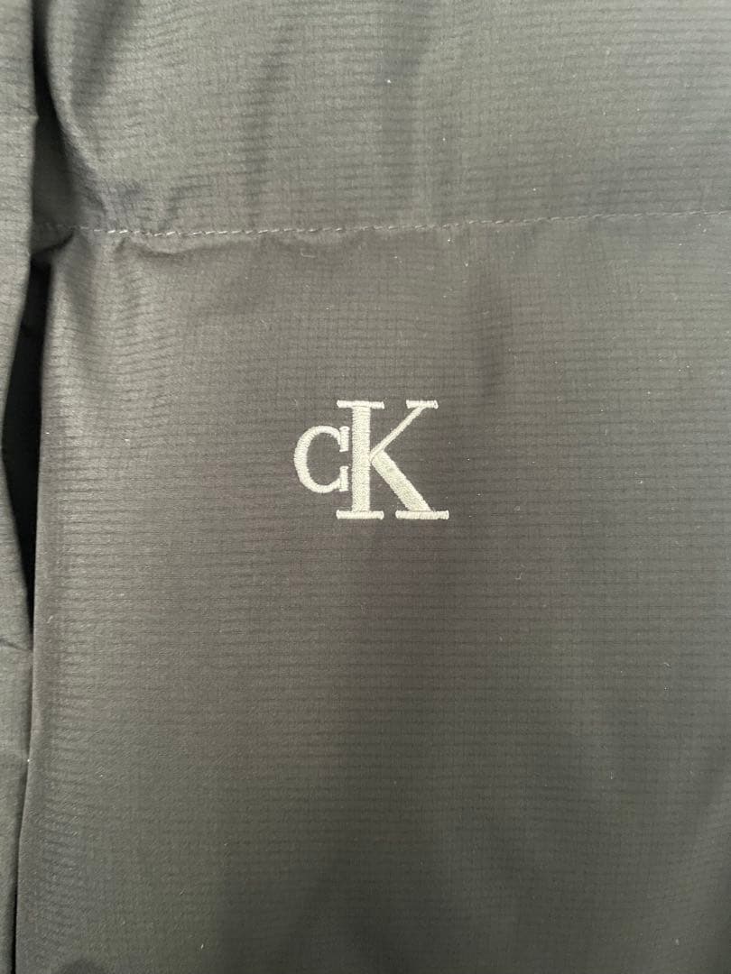 【M.com】cK 黒 ダウンジャケット