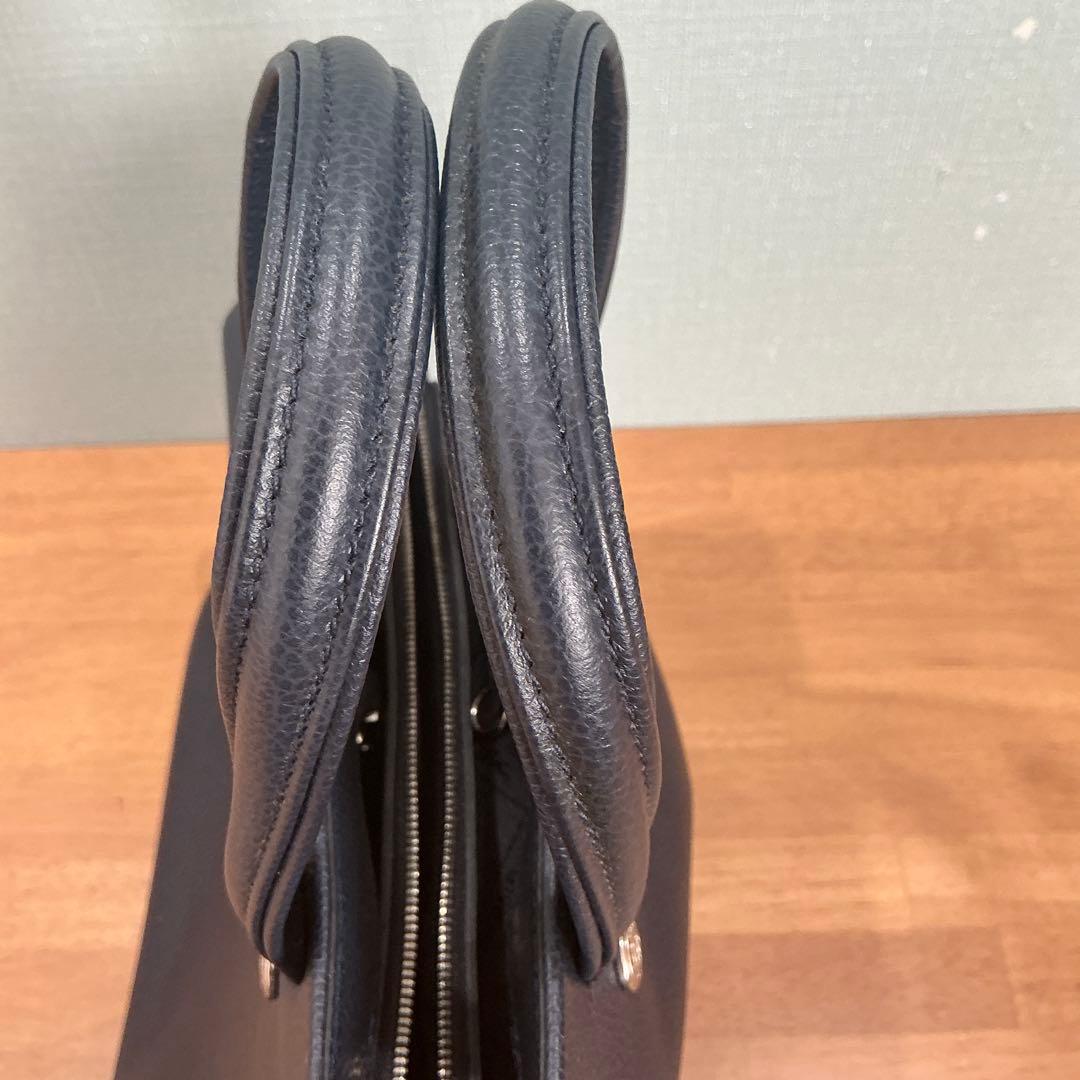 新品同様/ロンシャン/ネイビー/ハンドバッグ