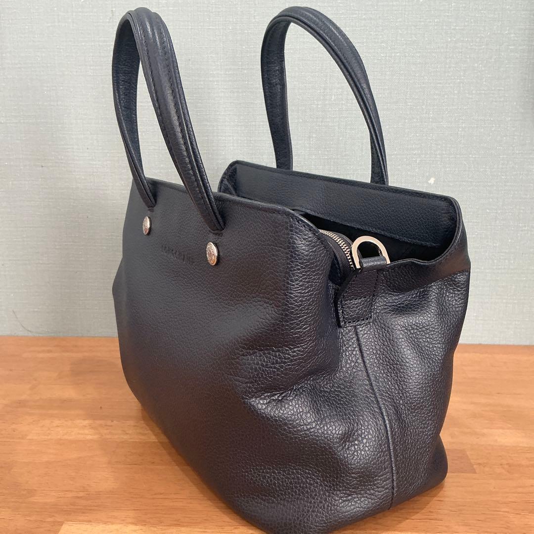 新品同様/ロンシャン/ネイビー/ハンドバッグ