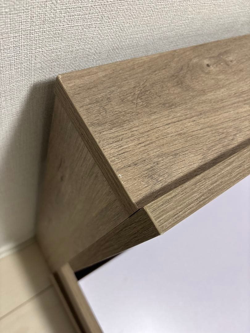 【引取、配送地域限定】RASIK ダブルベッドフレーム グレージュ