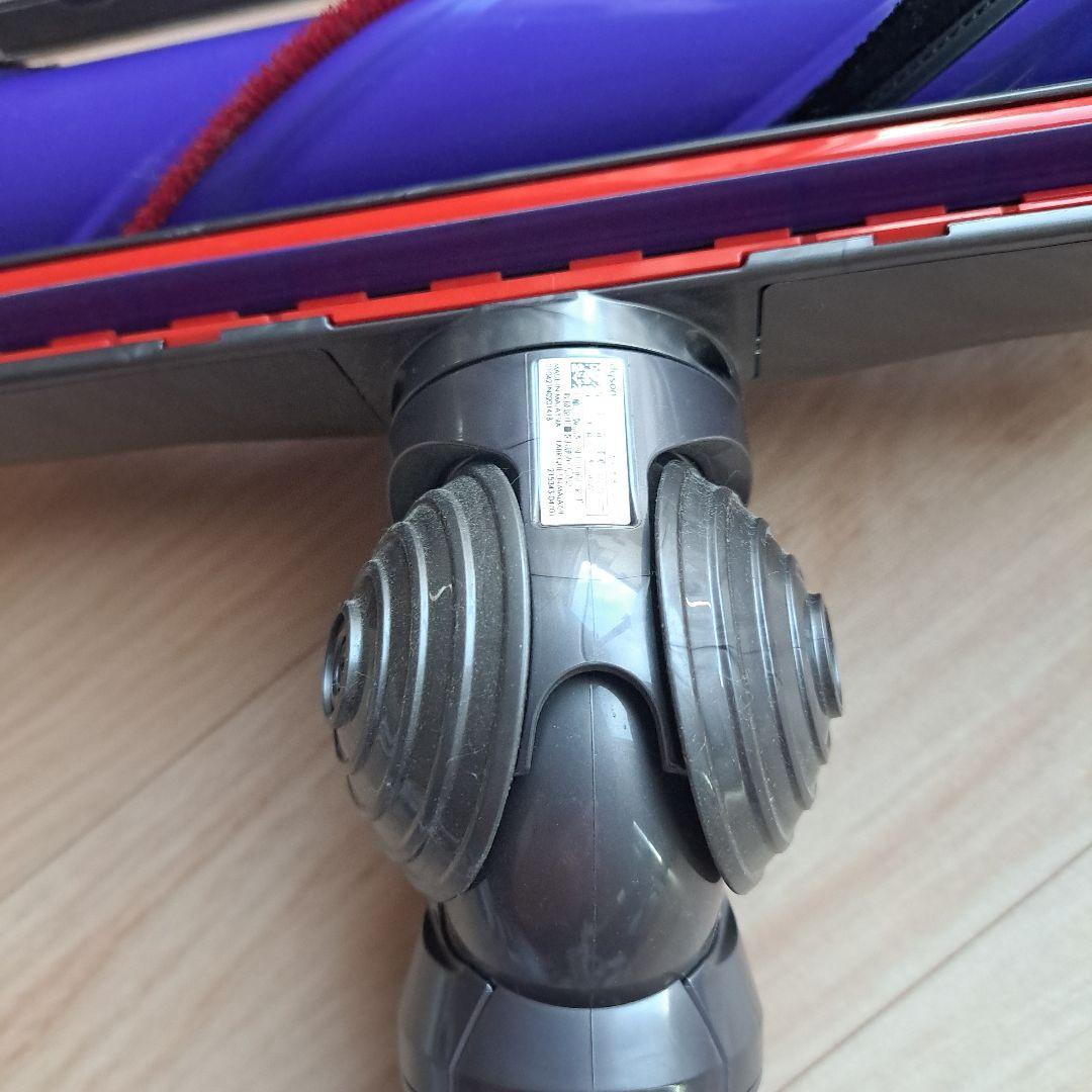 dyson 掃除機ヘッド 回転ブラシ 紫