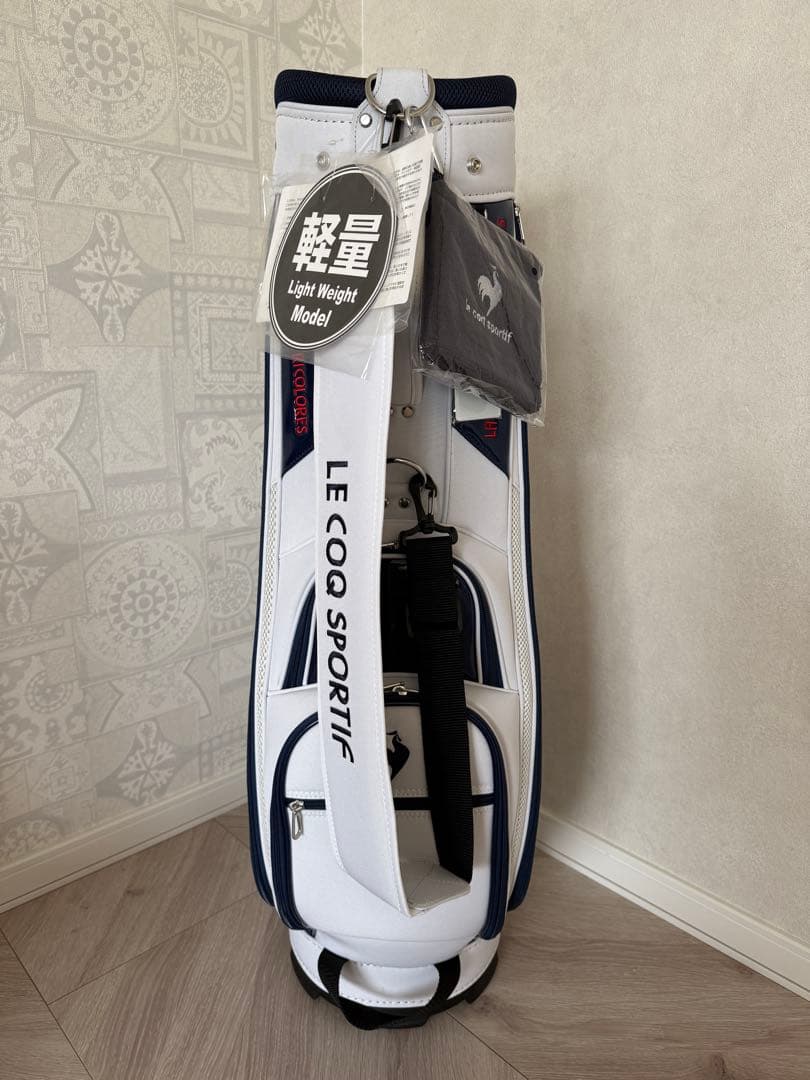 【未使用品】ルコックゴルフバッグ キャディバッグ le coq sportif