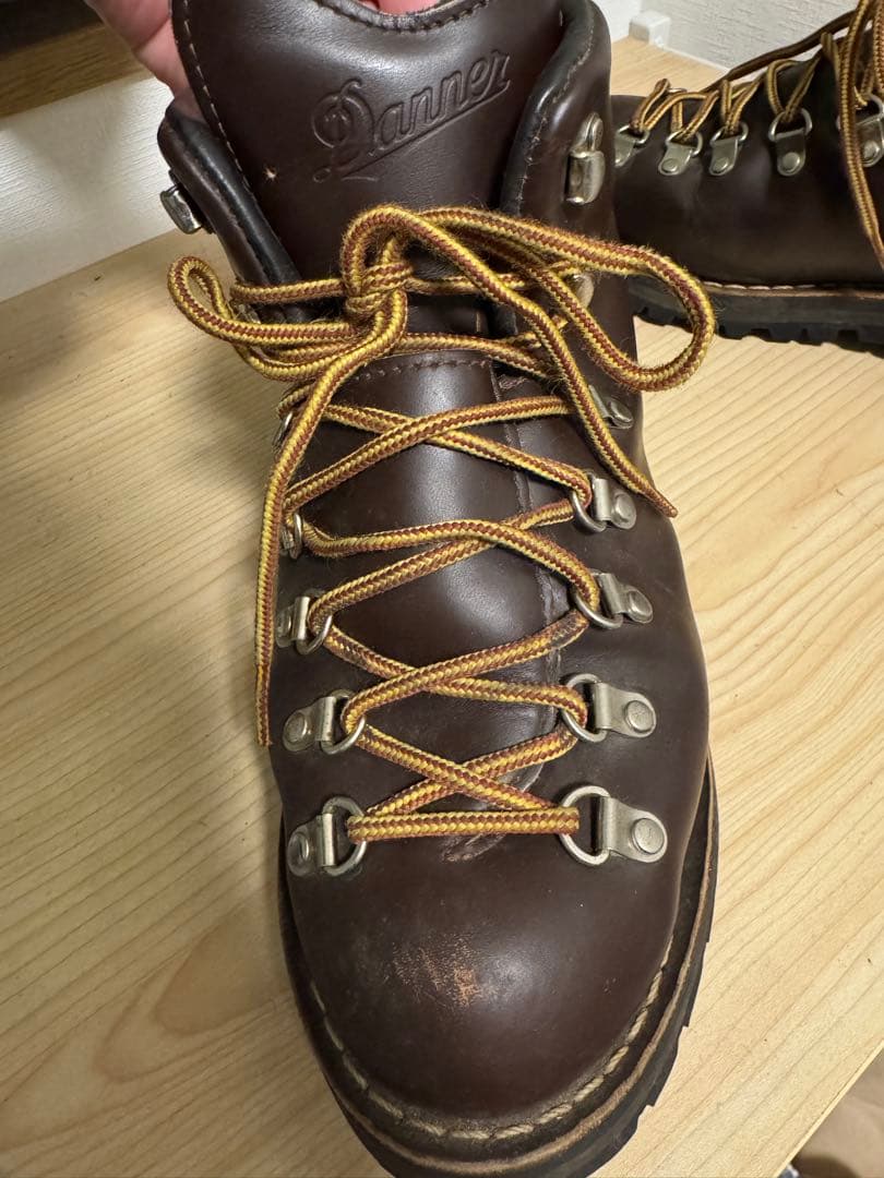 ダナー ブラウンレザー ハイカットワークブーツ