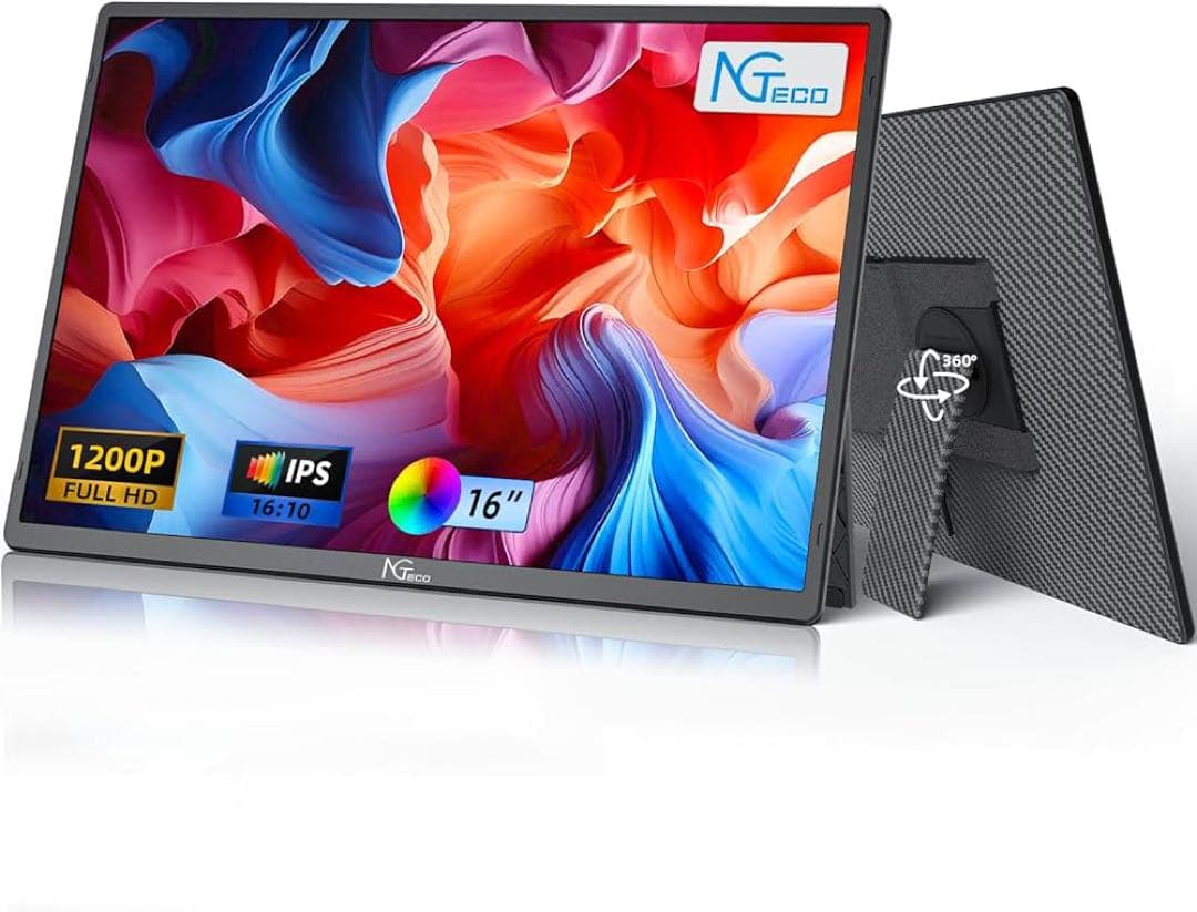 【NGTeco】N3 モバイルモニター 16インチ 1920×1200
