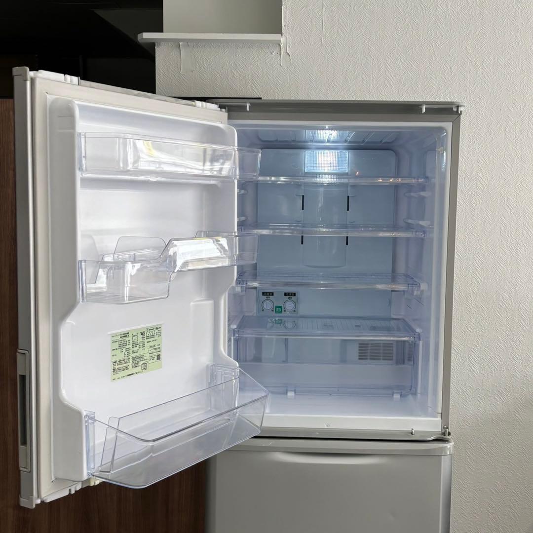 引取限定 札幌SHARP 3ドア冷蔵庫 350L 2023年製 SJ-W358K