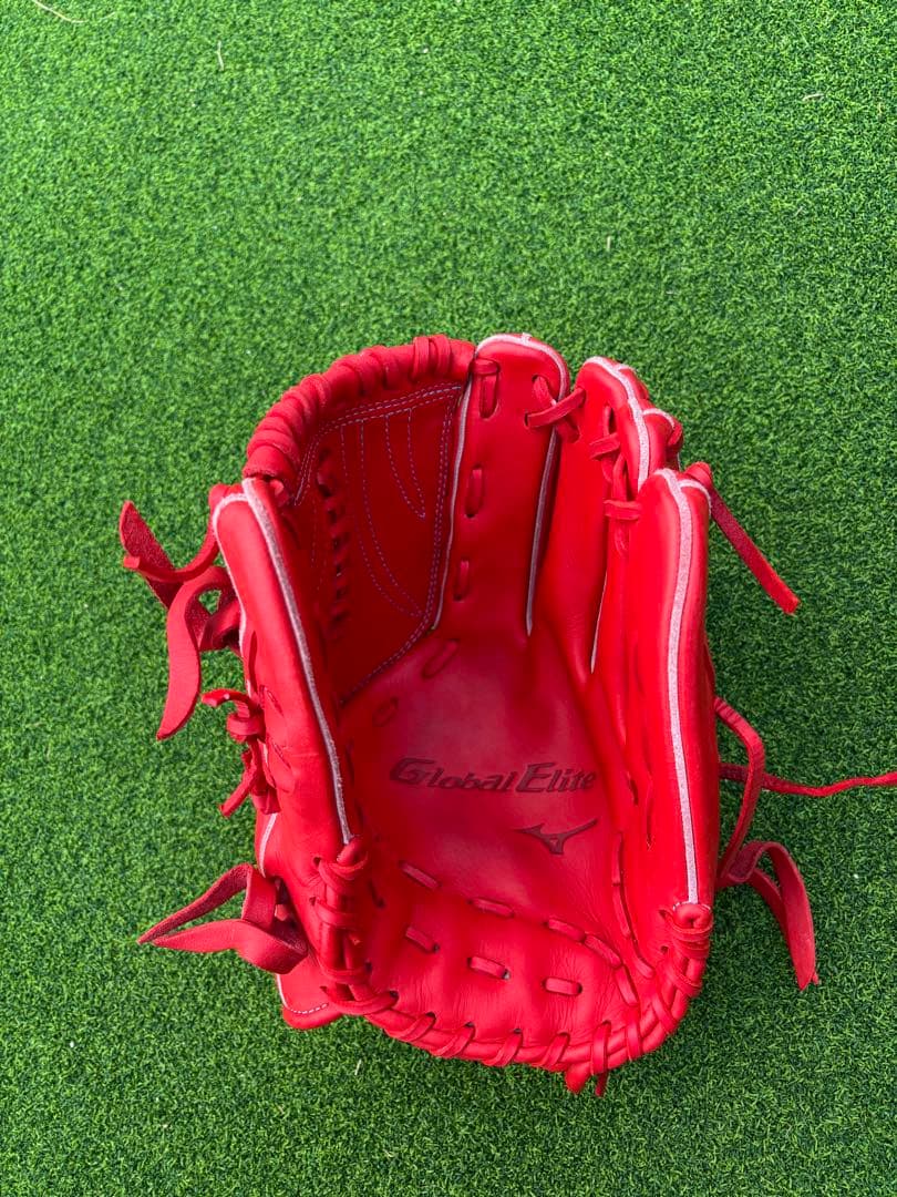 【未使用美品】Mizuno 軟式グローブ グローバルエリート　ピッチャー用