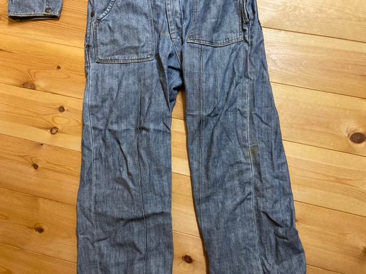 【希少】BLUE BLUE デニムオーバーオール