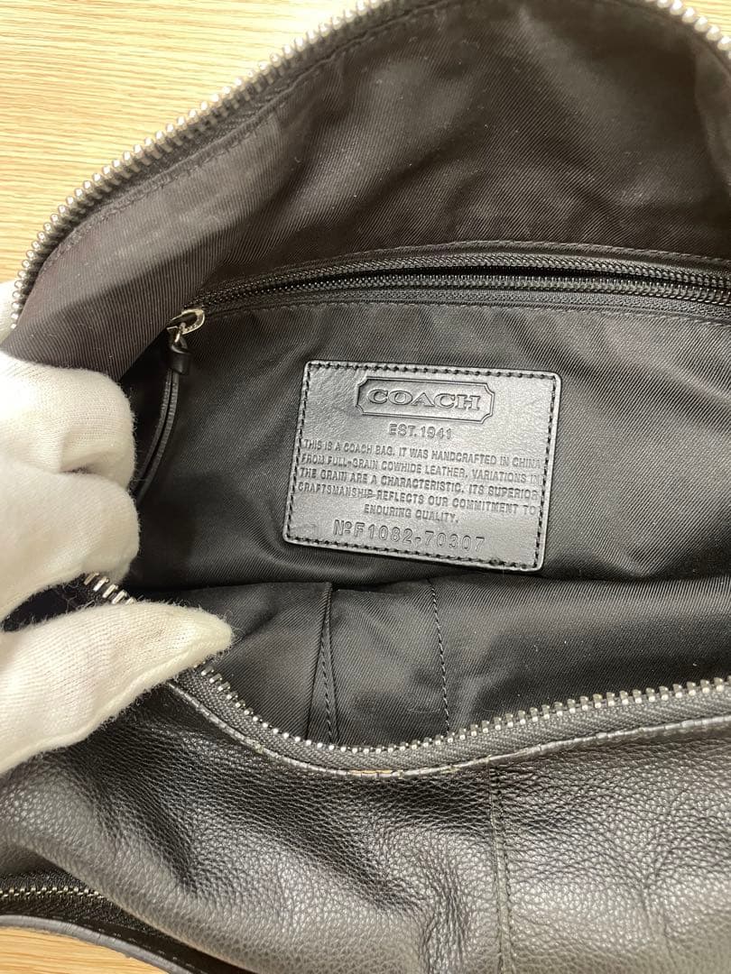 オールドコーチ　2way シボ革　イーストウエストワンショルダーバッグ