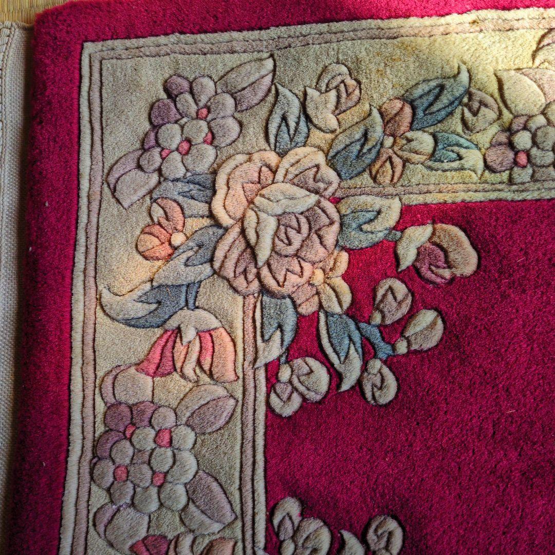 ★最終値下げ 超特価セール★緞通 段通 玄関マット キッチンマット 肉厚約2cm