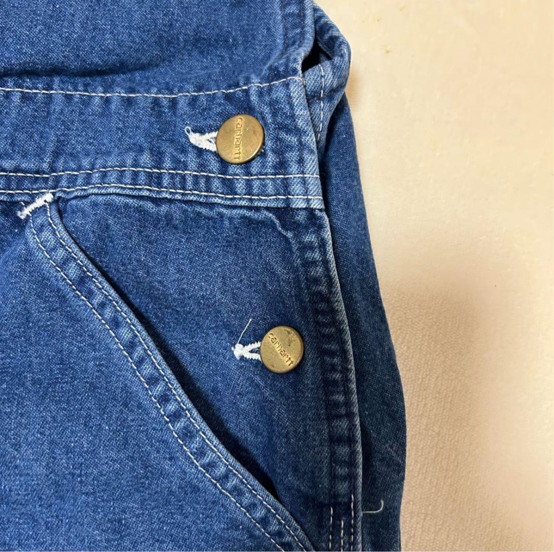 Carhartt デニムオーバーオール 32×34 メンズL アメリカ製