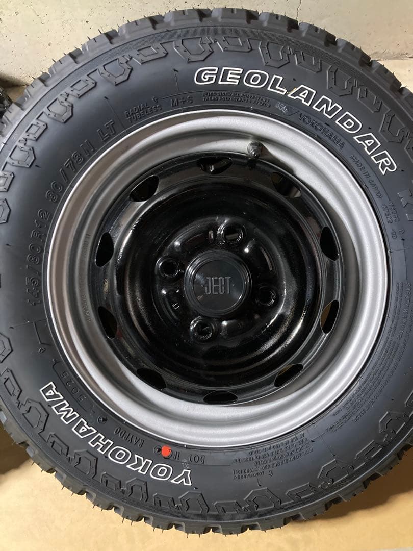 専用145/80r12 送料込み ホワイトレター ゴツゴツ デイトナ