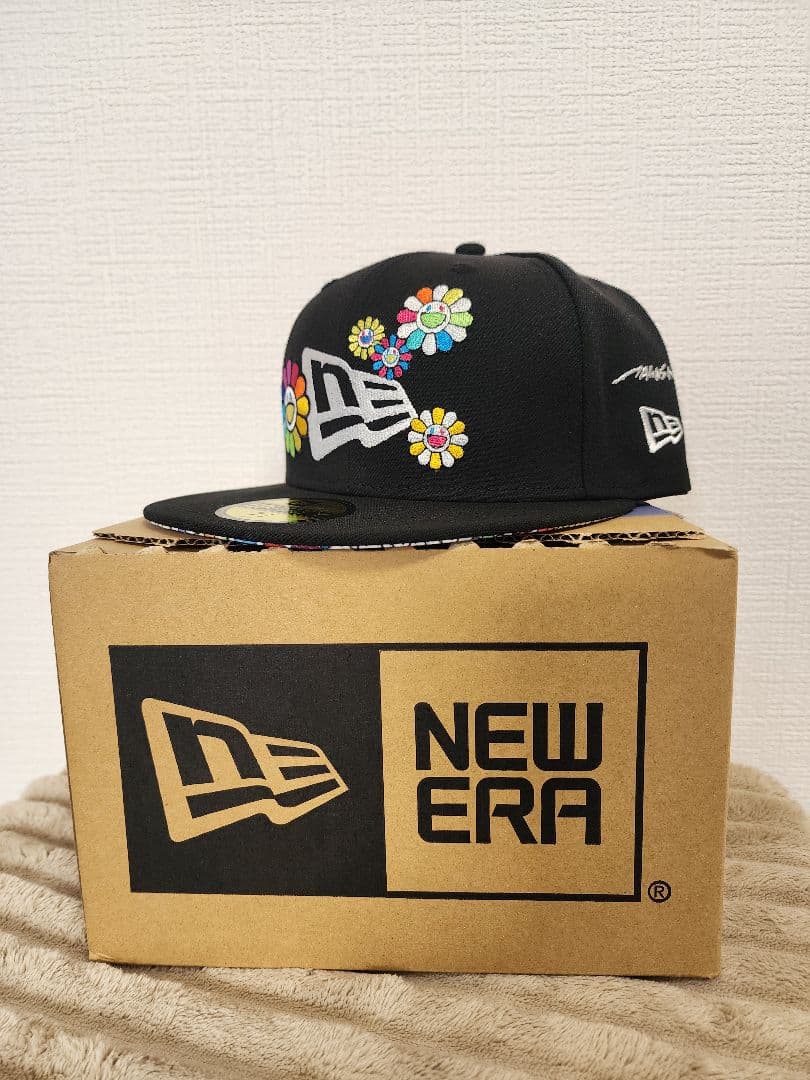 NEW ERA 村上隆 59FIFTY 花柄キャップ 7 1/4