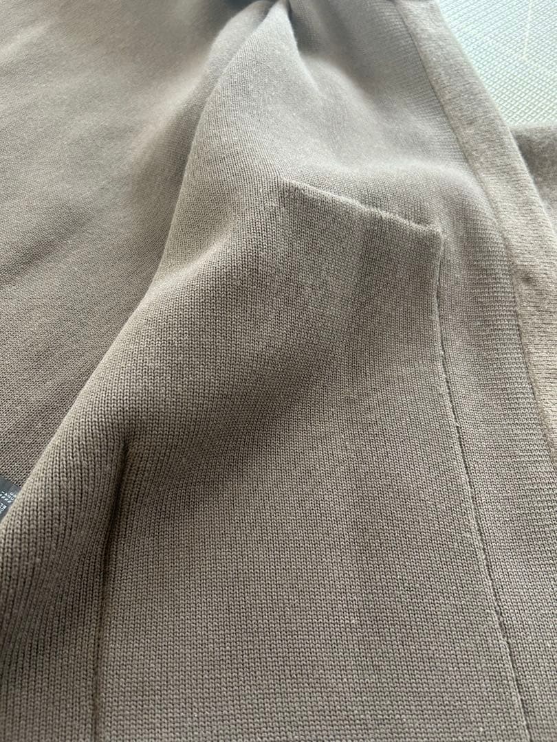 スローブイエナ　ダブルフェイスニットブルゾン