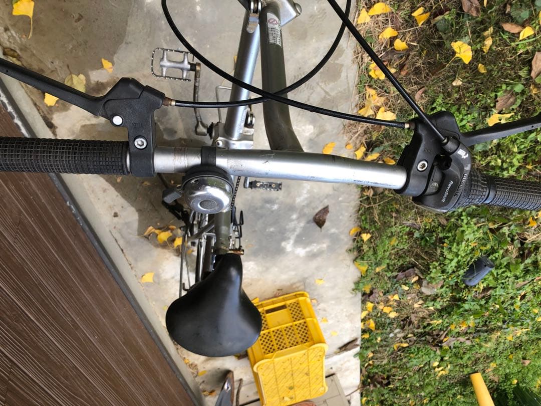 ajt　折りたたみ自転車 シルバー 6段変速