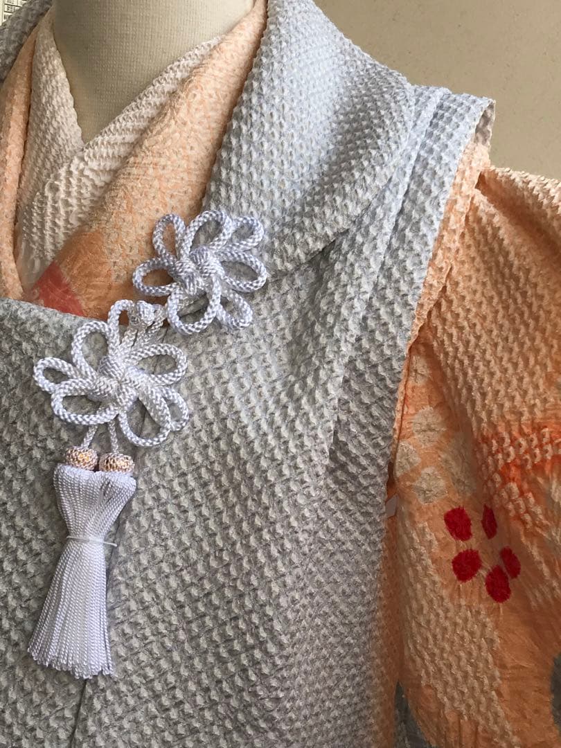 新品　七五三　総絞り被布