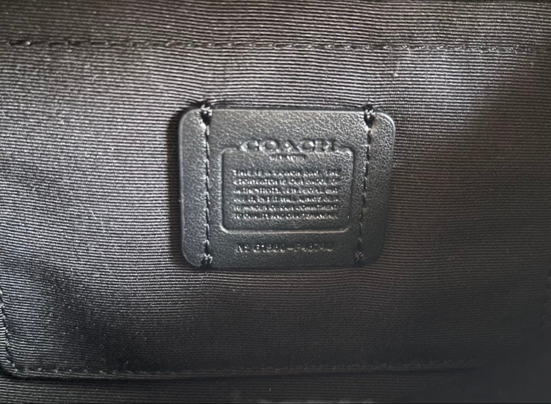 COACH ボディバッグ ブラウン ロゴ