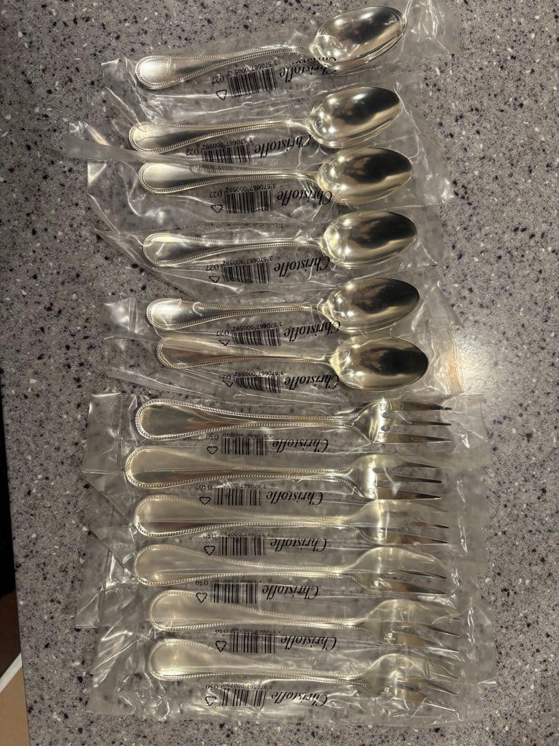 Christofle スプーン　フォーク　12本