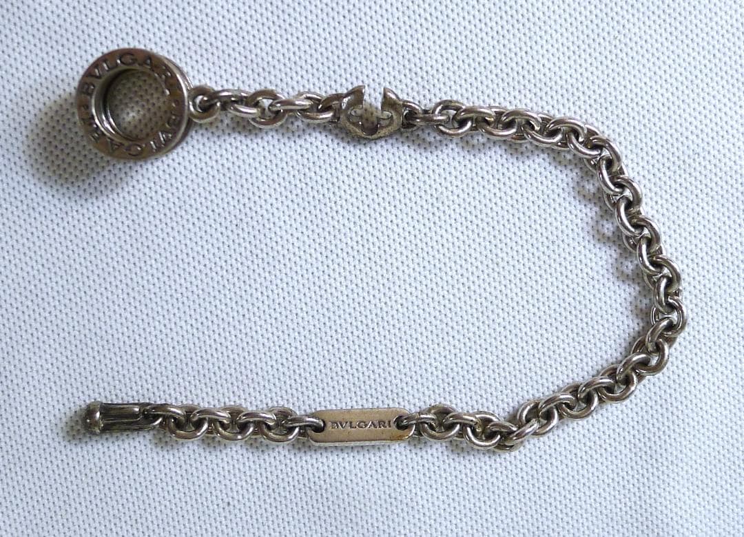 ユニセックス●【ブルガリ】BZERO1シルバー925キーチェーン●