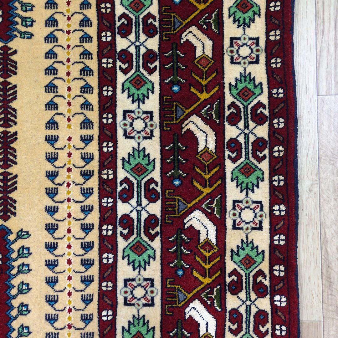 ペルシャ絨毯 新品 192x135 手織り クルド・ グーチャン産 persia