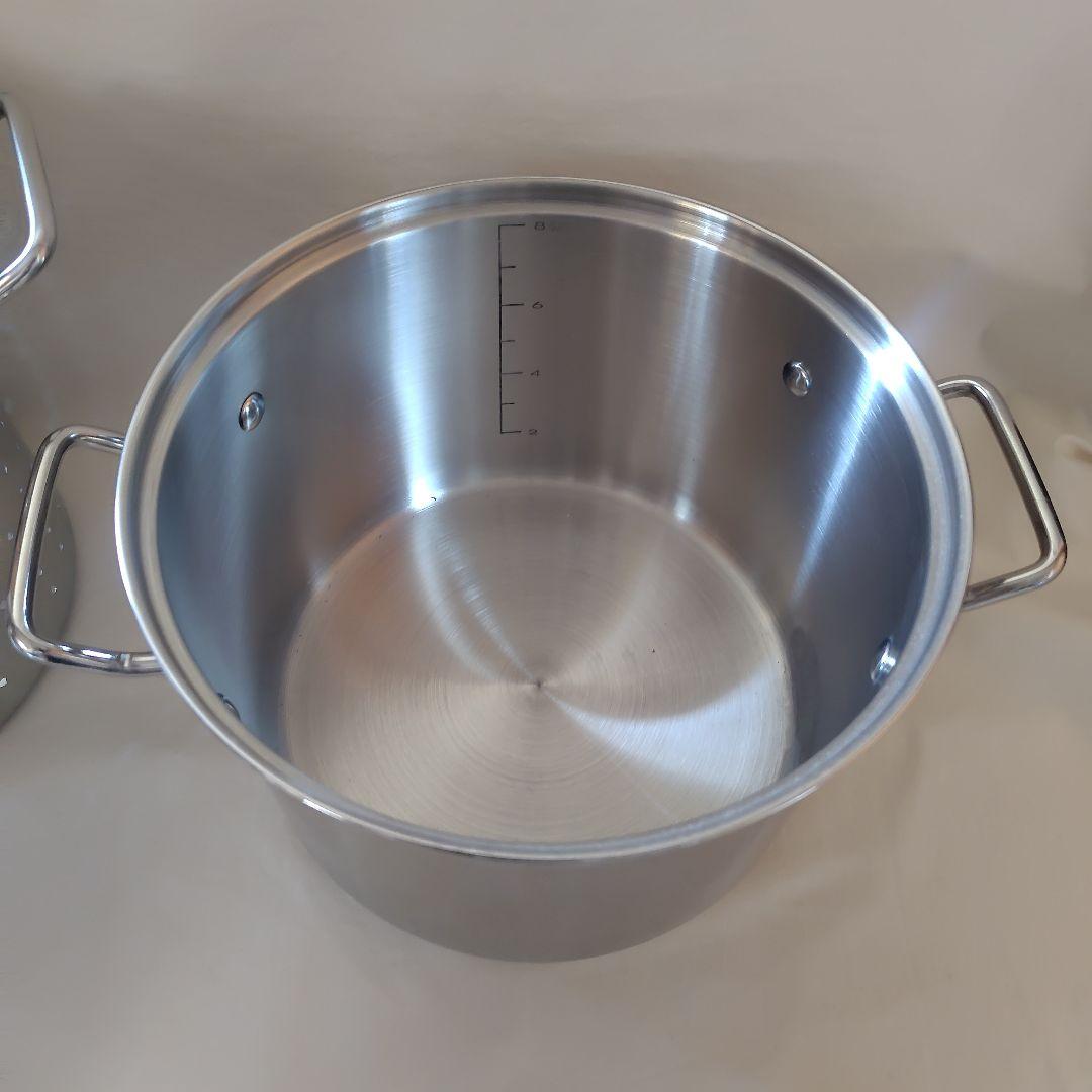 Professional Lnt Cookware ステンレス スチーマー 鍋
